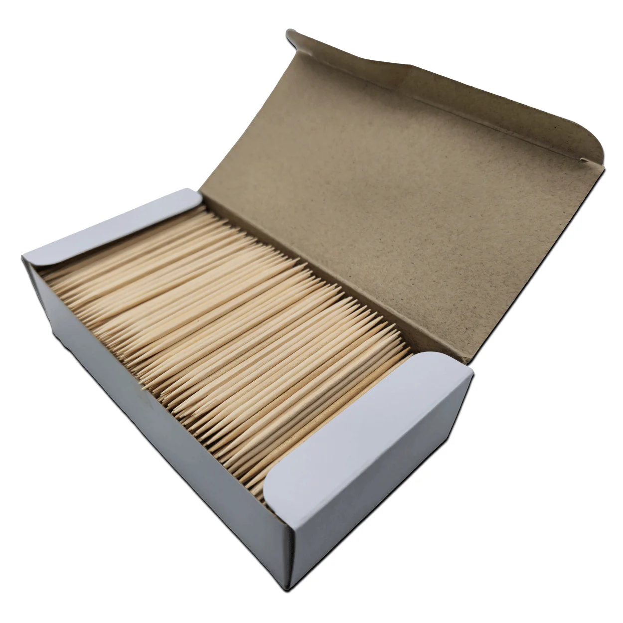 1000 Qty Double Point Birchwood Toothpicks In Cardboard Reusable Box BiteMyWood Brand - Image 6