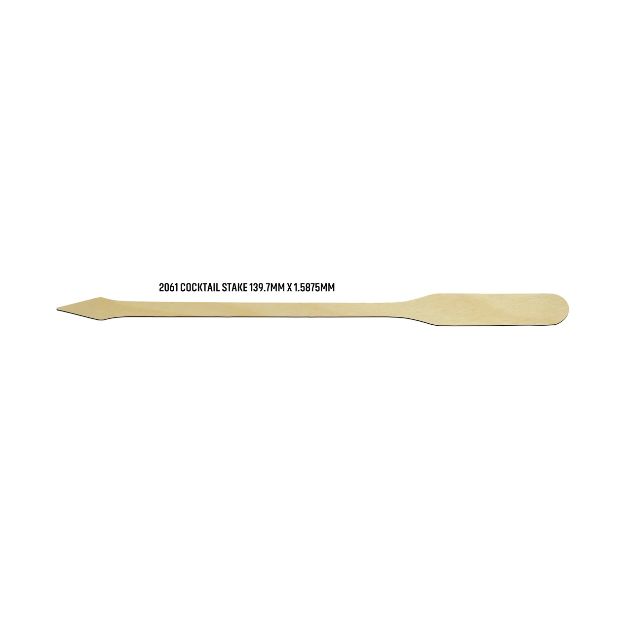 Flat Birchwood Food Stakes In Cardboard Reusable Box - Image 3