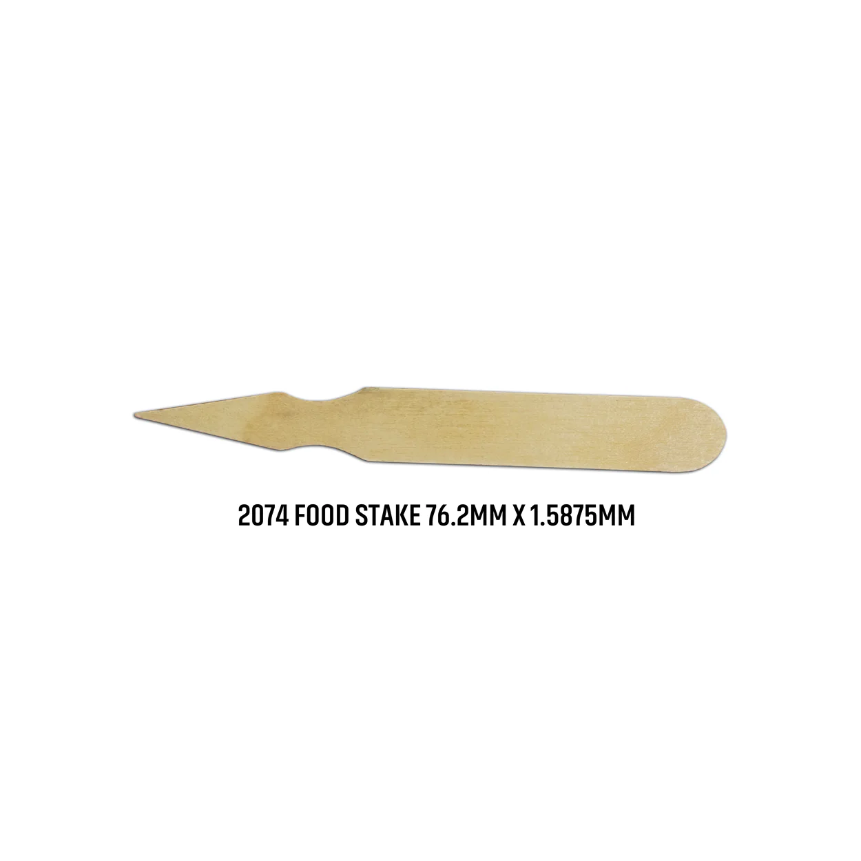 Flat Birchwood Food Stakes In Cardboard Reusable Box - Image 7
