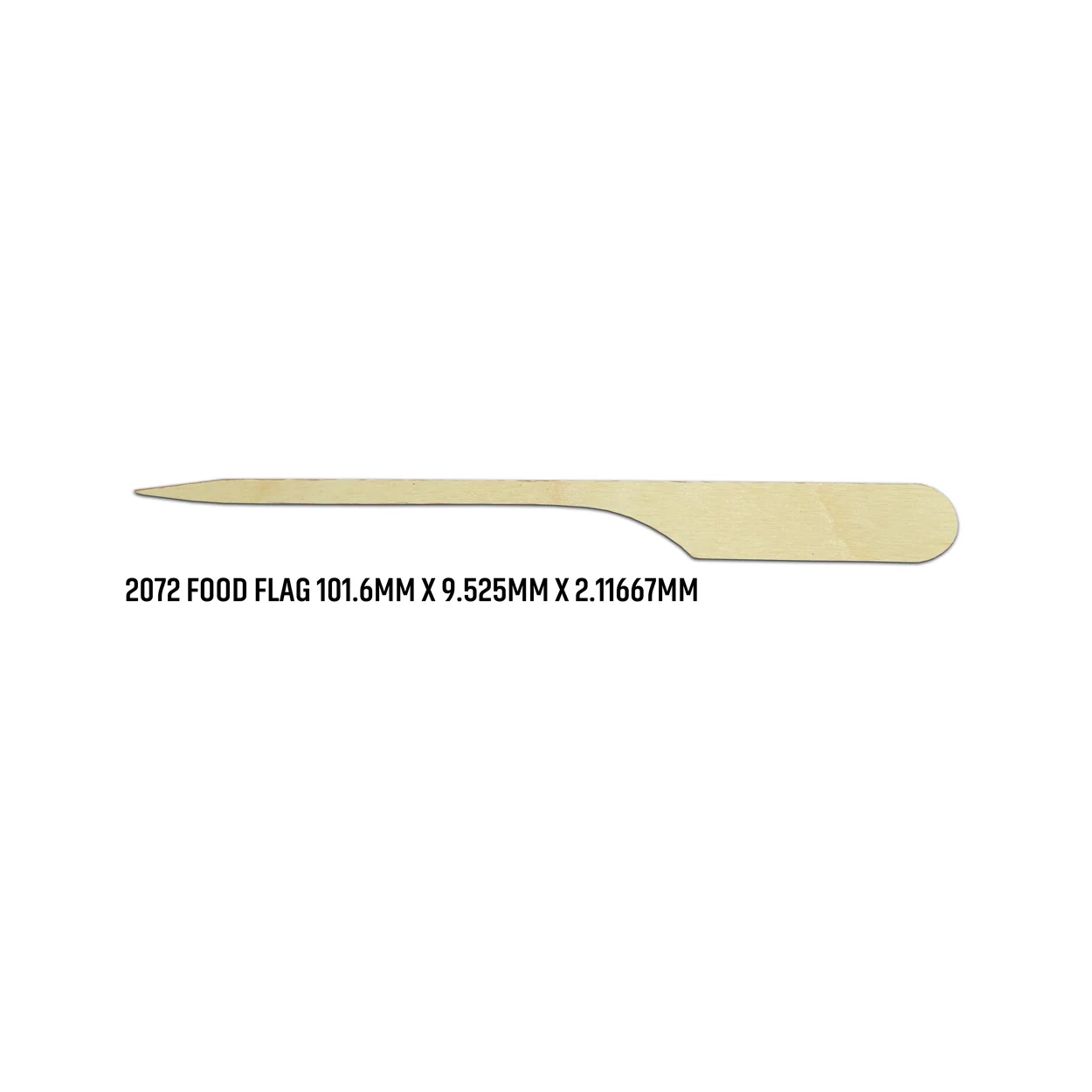 Flat Birchwood Food Stakes In Cardboard Reusable Box - Image 8