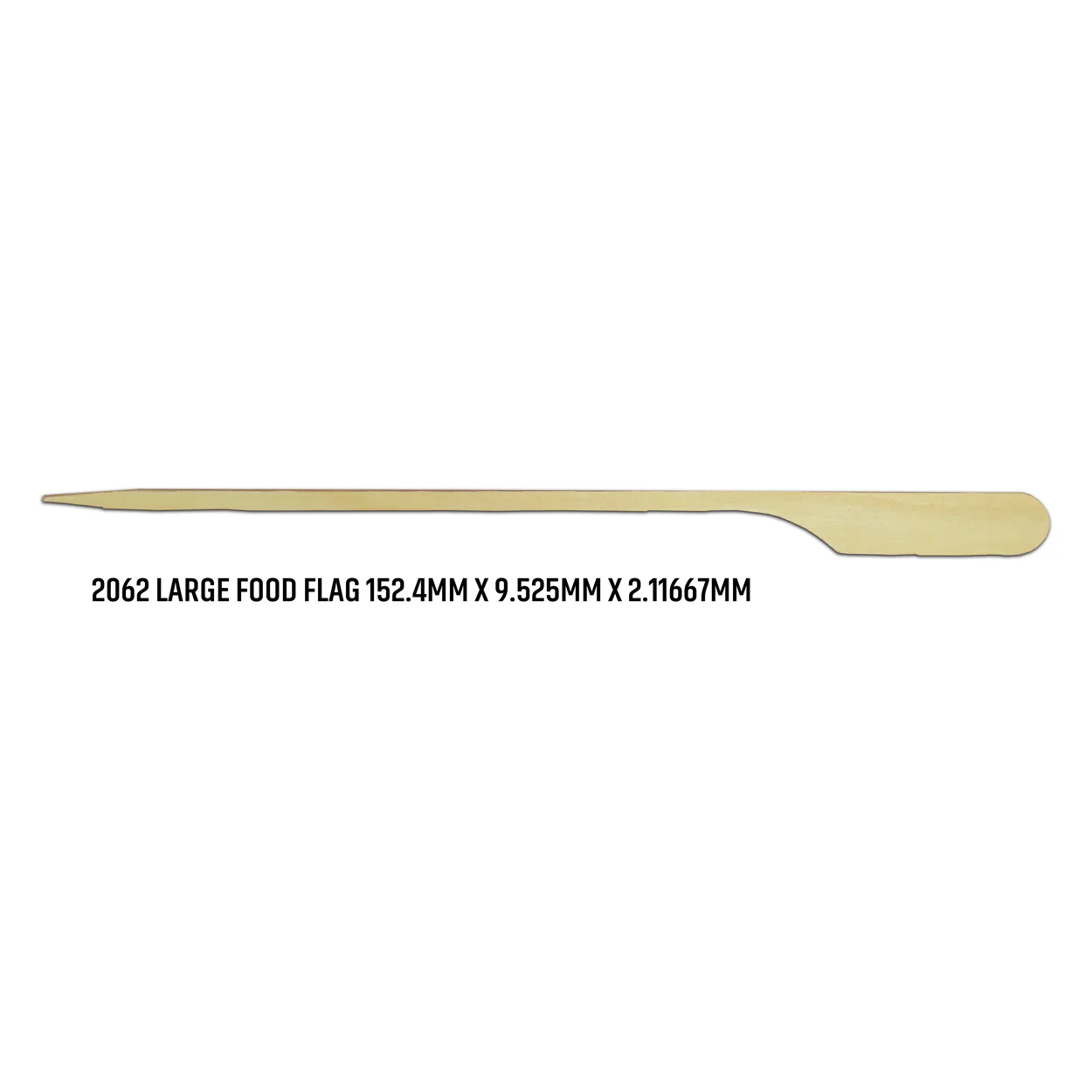 Flat Birchwood Food Stakes In Cardboard Reusable Box - Image 9