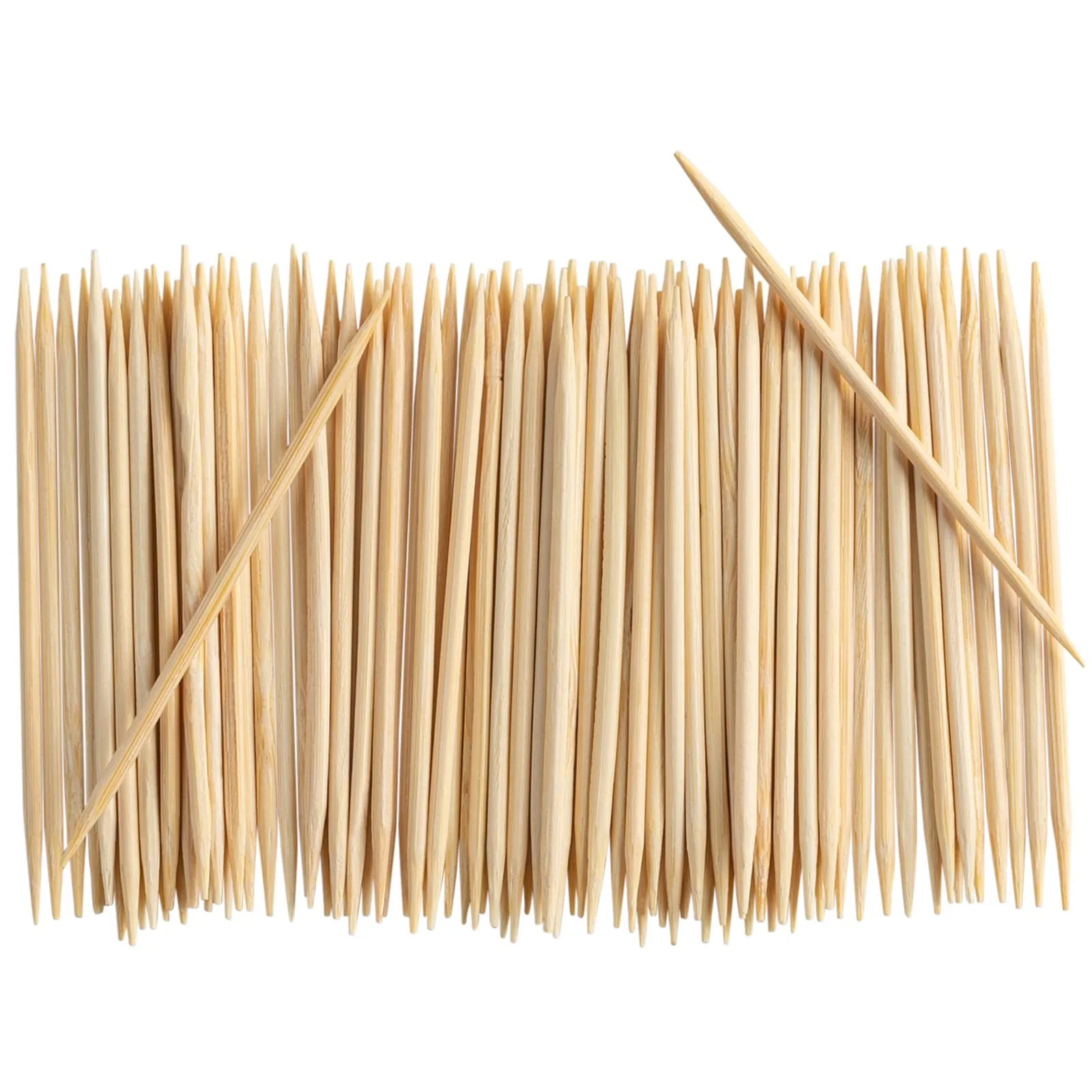 450 Qty BiteMyWood Unflavored Double Point Birchwood Toothpicks DP1 in Reusable Plastic Jar - USA Made - Image 5