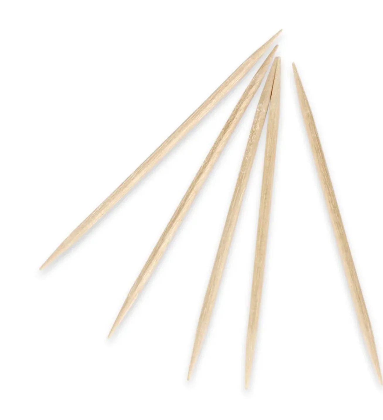 450 Qty BiteMyWood Unflavored Double Point Birchwood Toothpicks DP1 in Reusable Plastic Jar - USA Made - Image 6