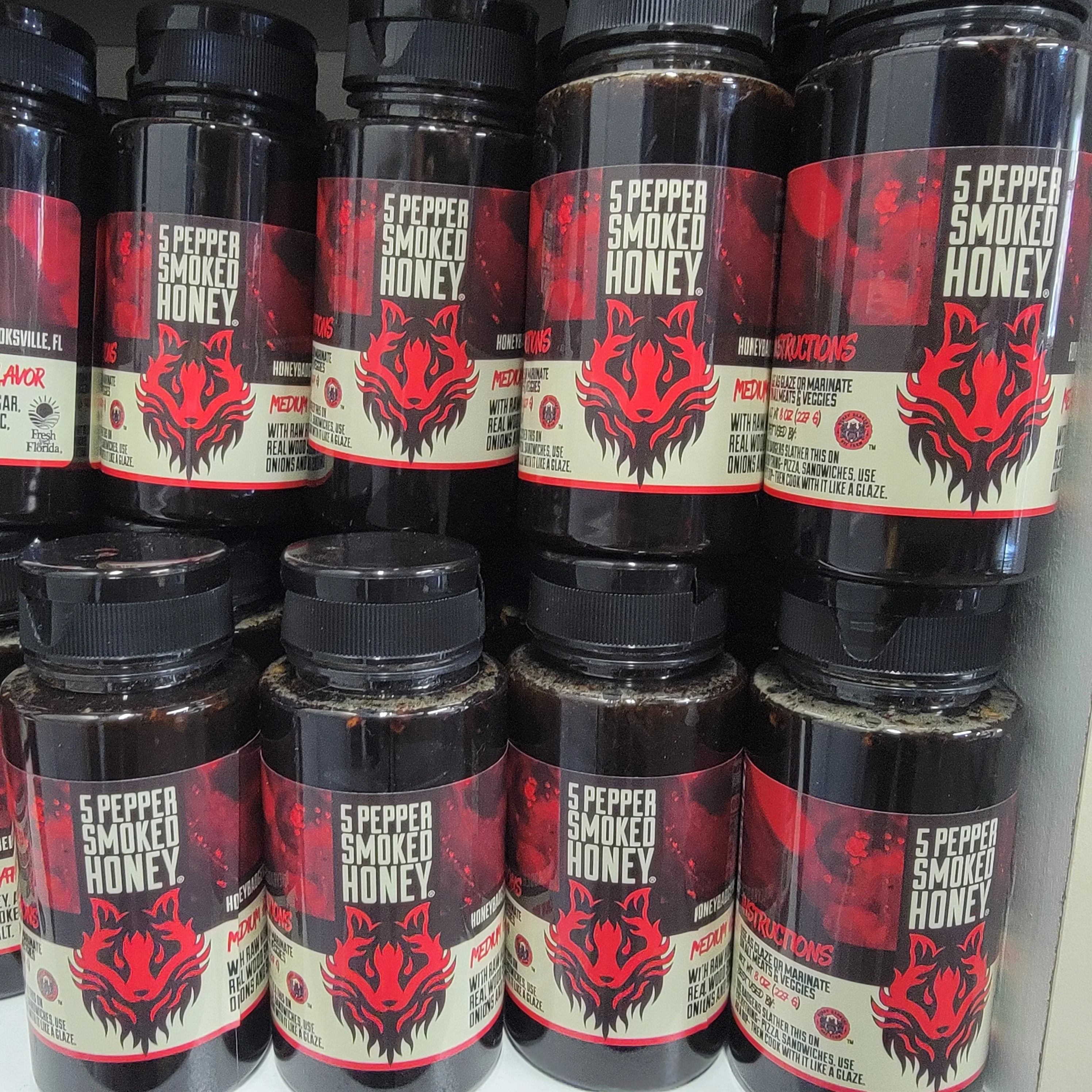 5 - Pepper Smoked Honey by Honey Badgers Bee Farm - Image 4