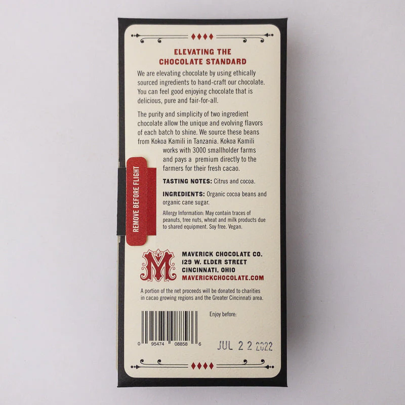 80% Tanzania Dark Chocolate - Image 2