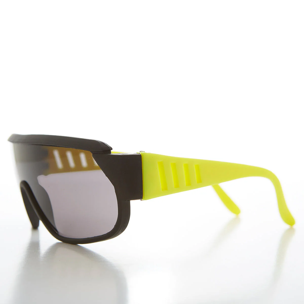 80s Neon Sports Shield Vintage Sunglass - Barney - Image 3