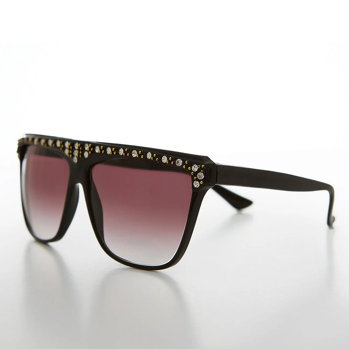 80s Rhinestone Women's Vintage Sunglass - Fifi - Image 2