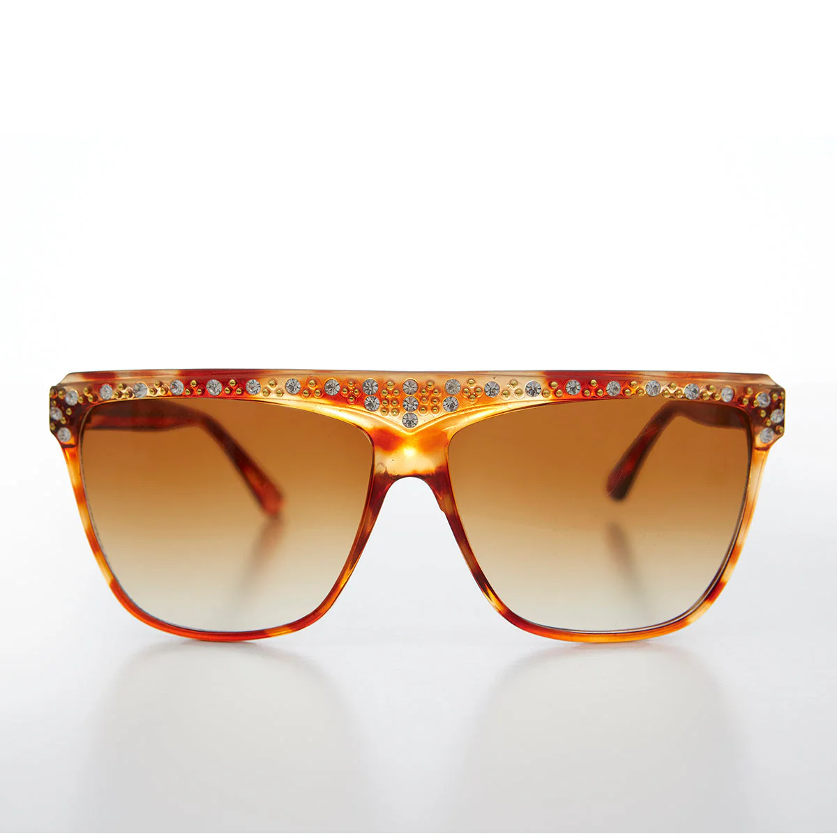 80s Rhinestone Women's Vintage Sunglass - Fifi - Image 3