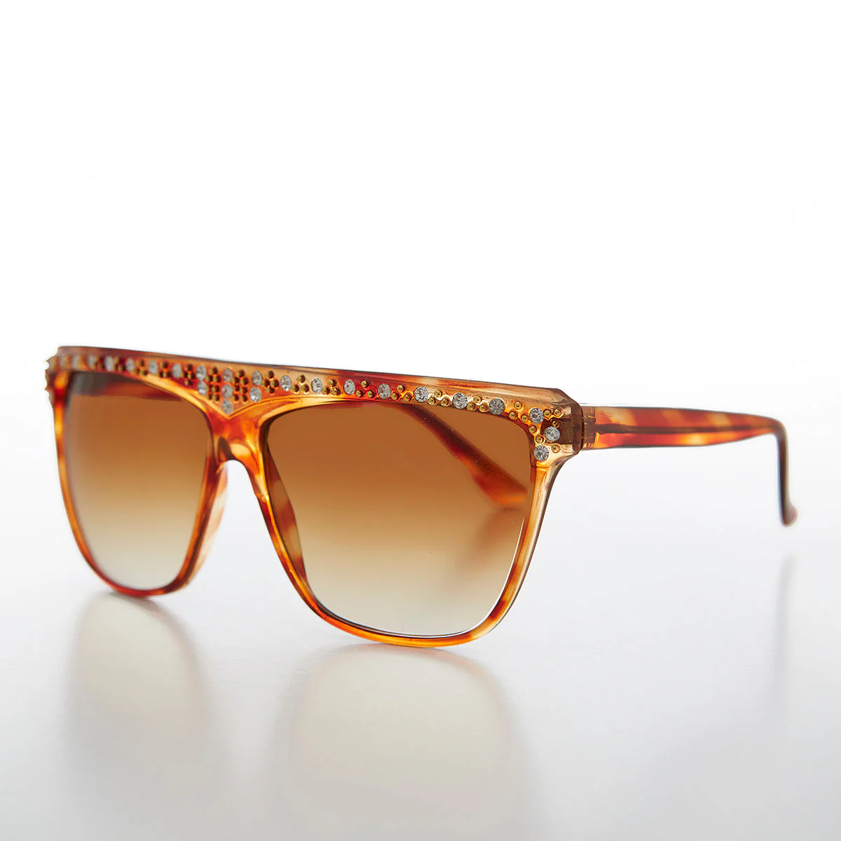 80s Rhinestone Women's Vintage Sunglass - Fifi - Image 4
