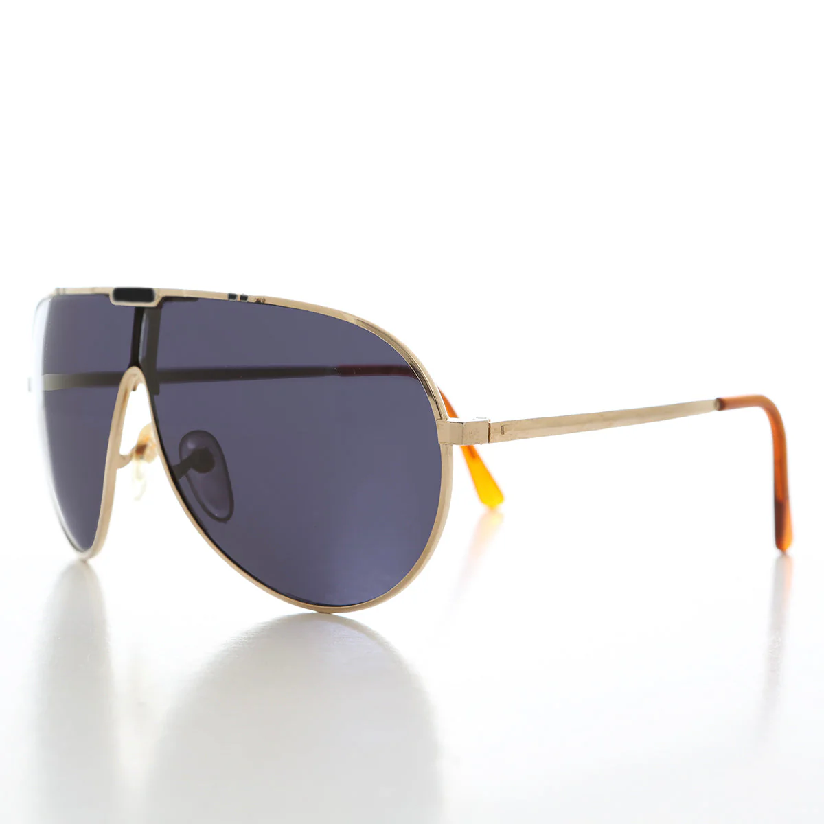 80s Sporty Gold Aviator Sunglasses - Hayne - Image 2