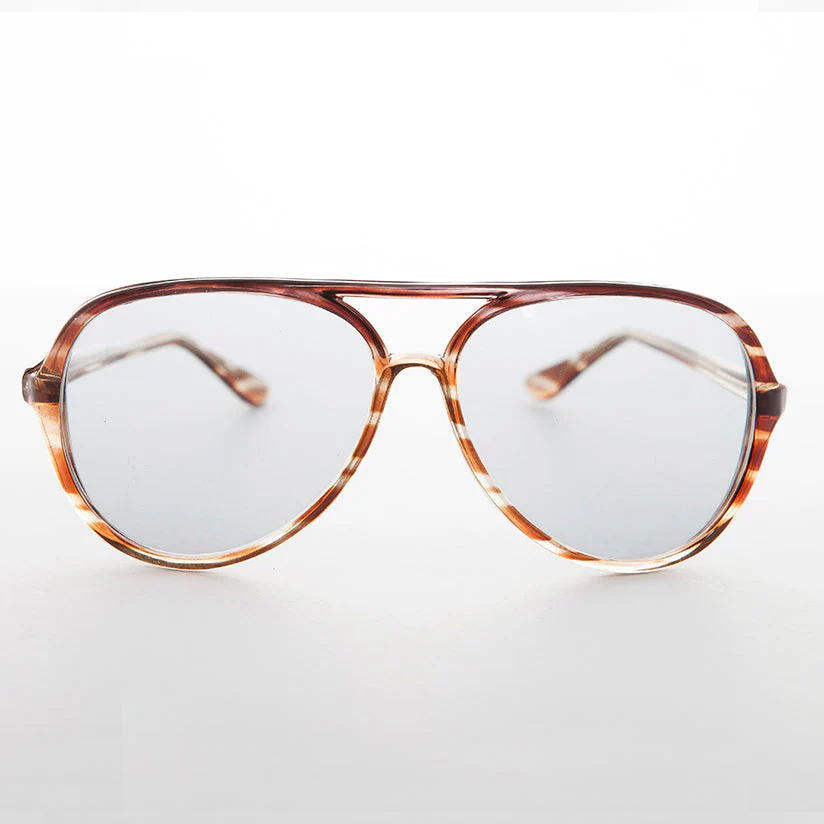 80s Transition Glass Lens Aviator Vintage Sunglass - Birdy