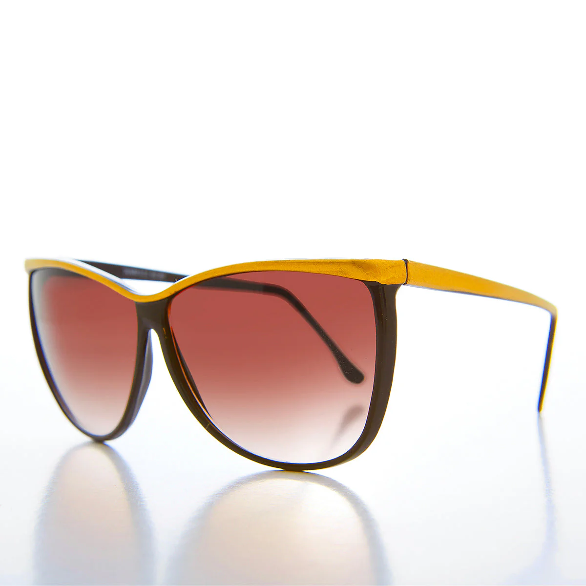 80s Women's Gradient Lens Vintage Sunglasses - Prissy - Image 2