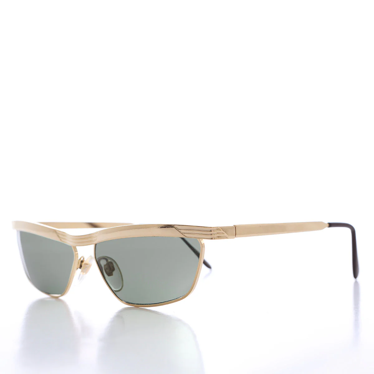 90s Curved Gold Black Frame - Yara - Image 2