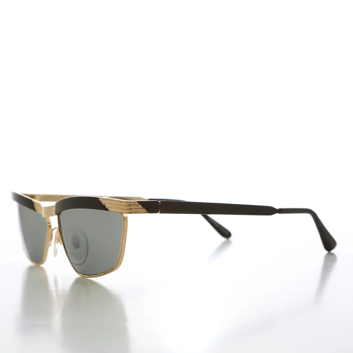 90s Curved Gold Black Frame - Yara - Image 4