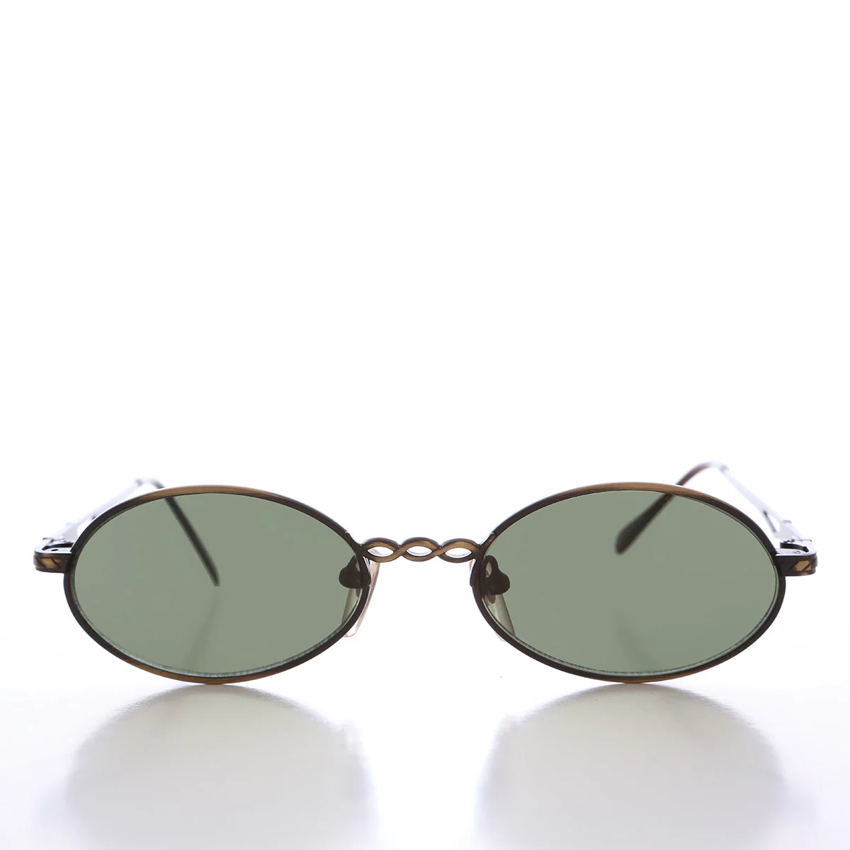 90s Fancy Oval Sunglasses - Fairburn