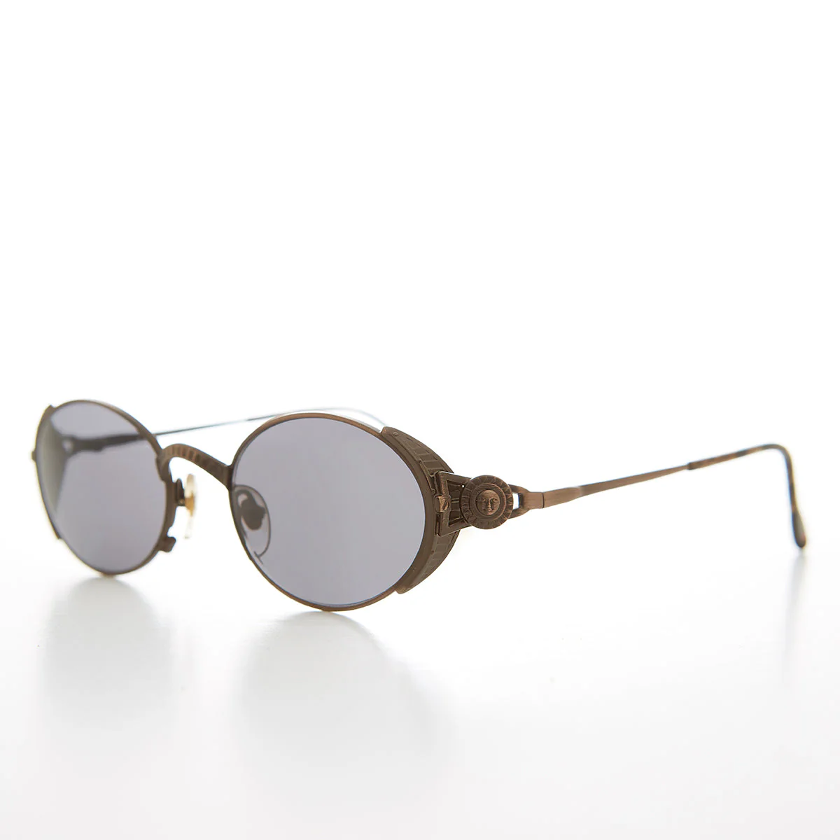 90s Intricate Metal Oval Sunglass - Medici