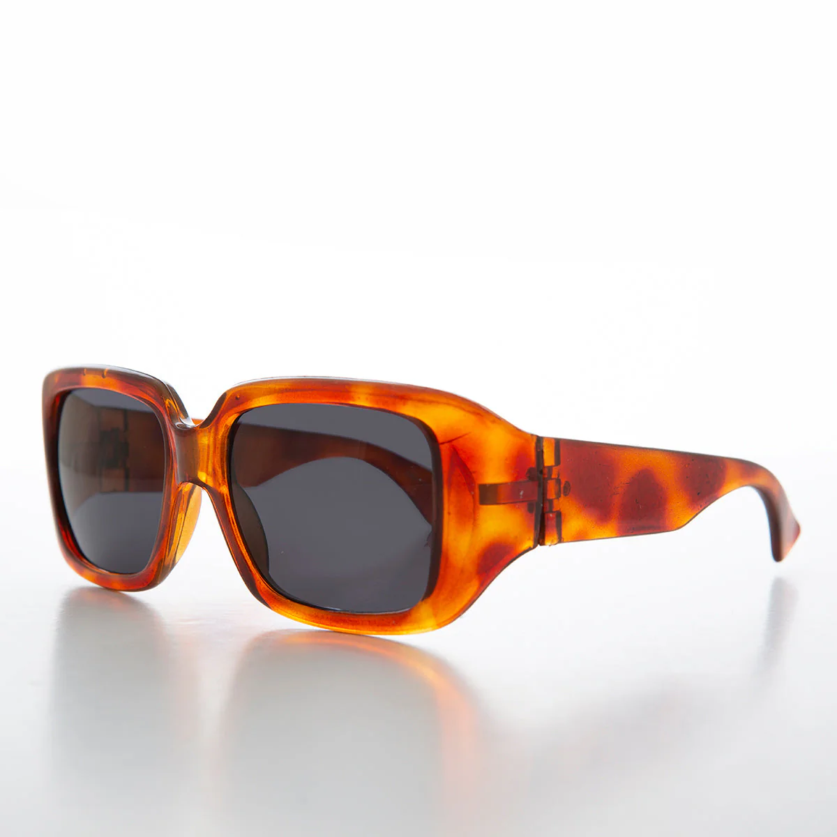 90s Large Rectangle Mod Bold Sunglasses - Tex - Image 2