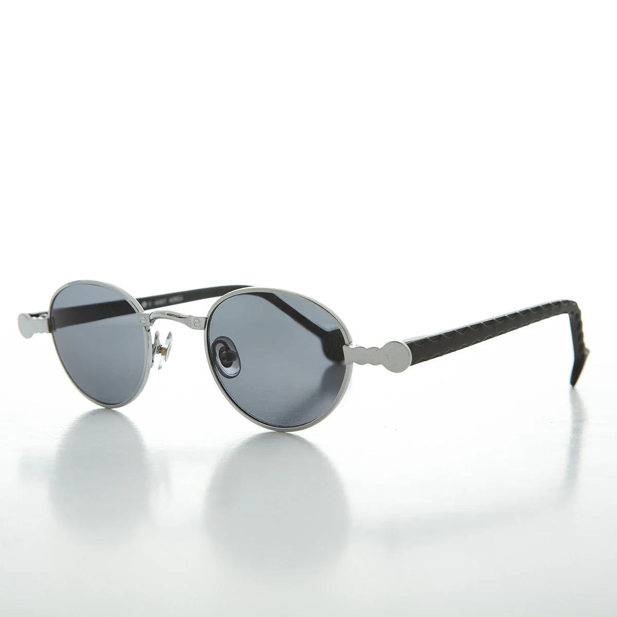 90s Metal Steampunk Victorian Wide Frame Vintage Sunglass - Gideon - Image 10