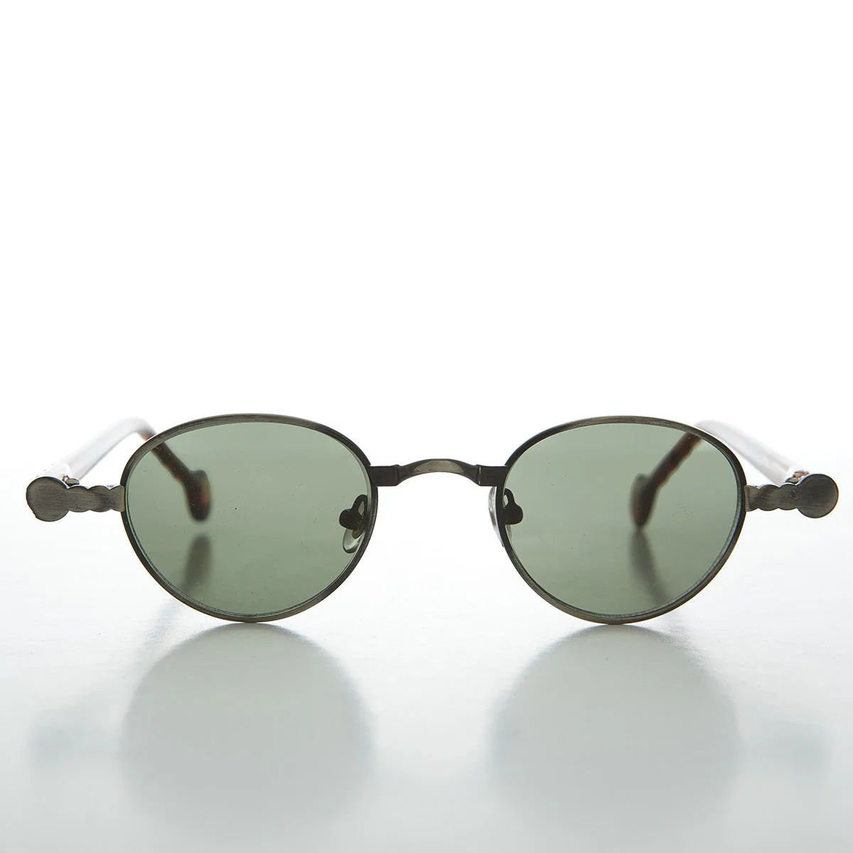 90s Metal Steampunk Victorian Wide Frame Vintage Sunglass - Gideon - Image 3
