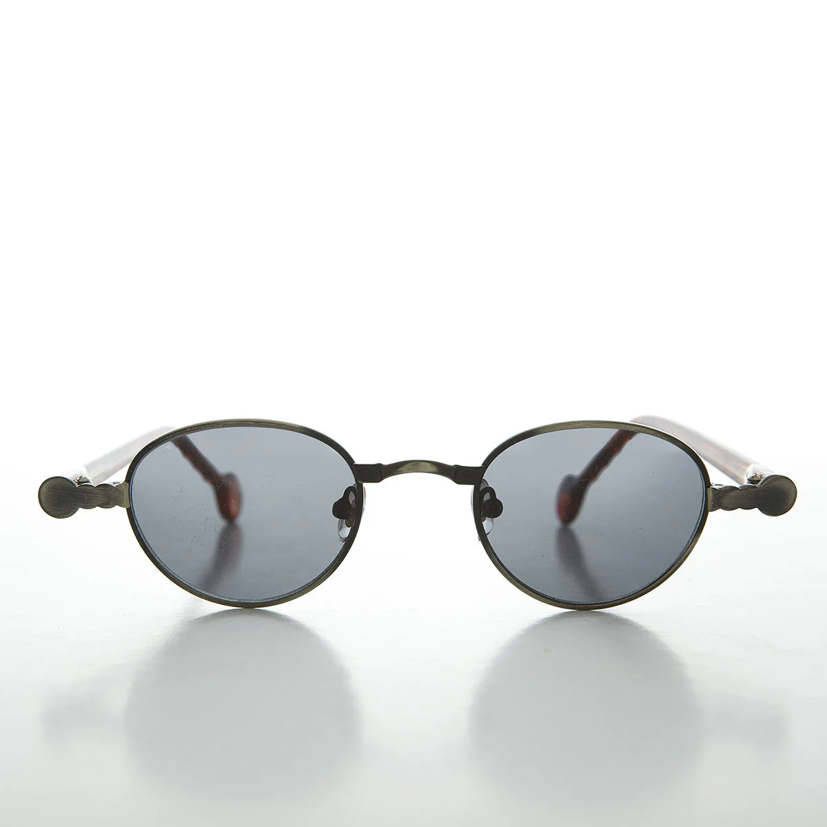 90s Metal Steampunk Victorian Wide Frame Vintage Sunglass - Gideon - Image 5