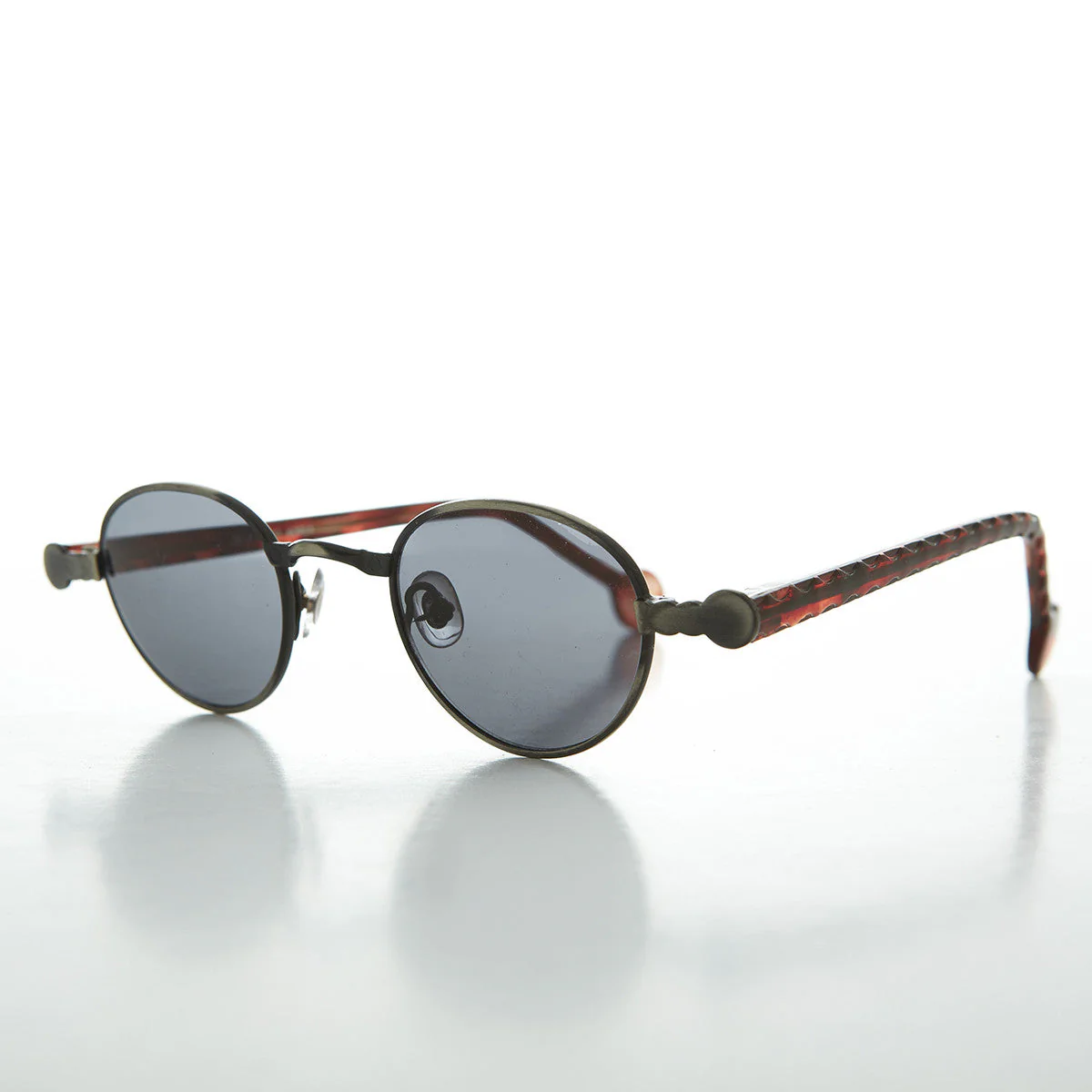 90s Metal Steampunk Victorian Wide Frame Vintage Sunglass - Gideon - Image 6