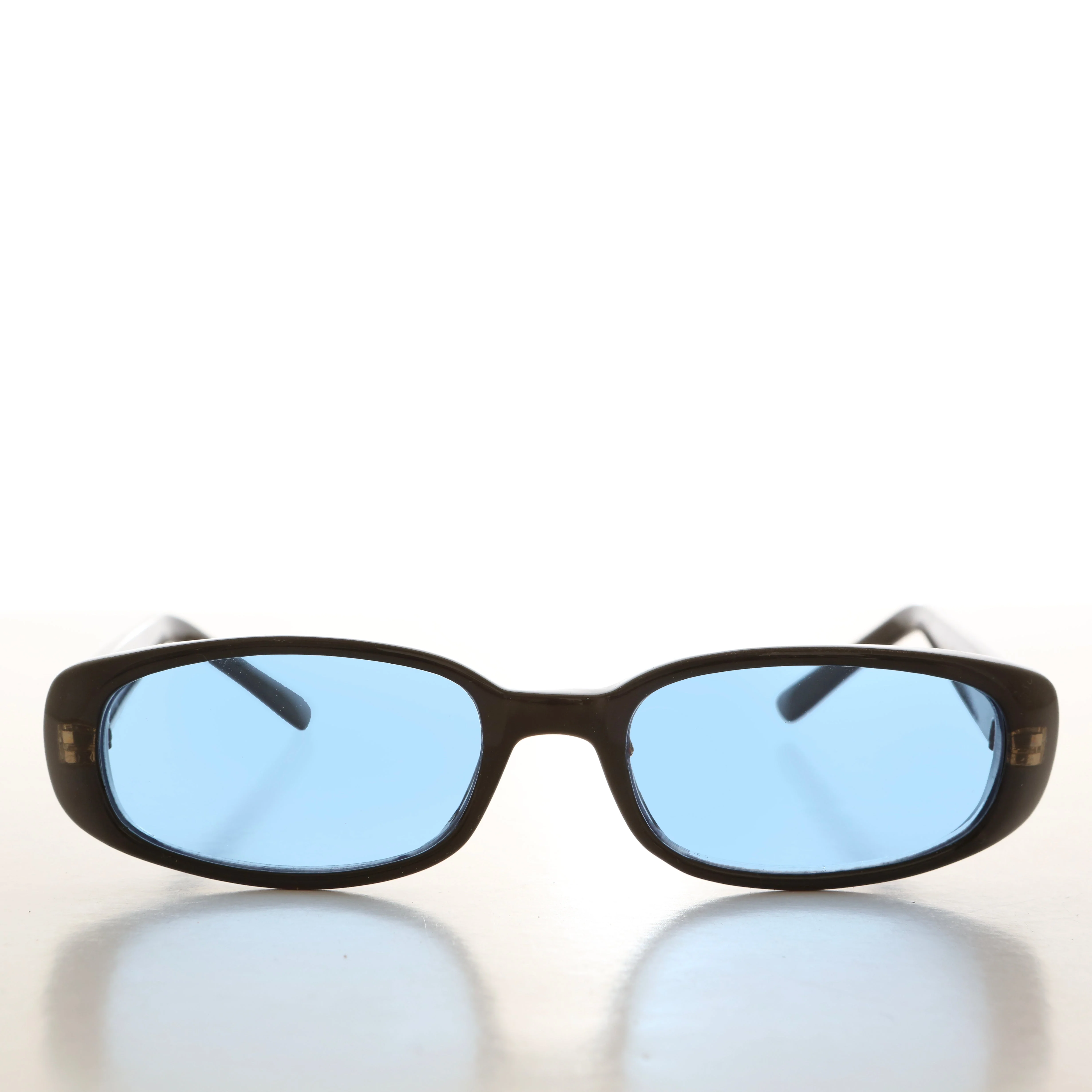90s Mod Rectangular Sunglass Color Lens - Landis - Image 4