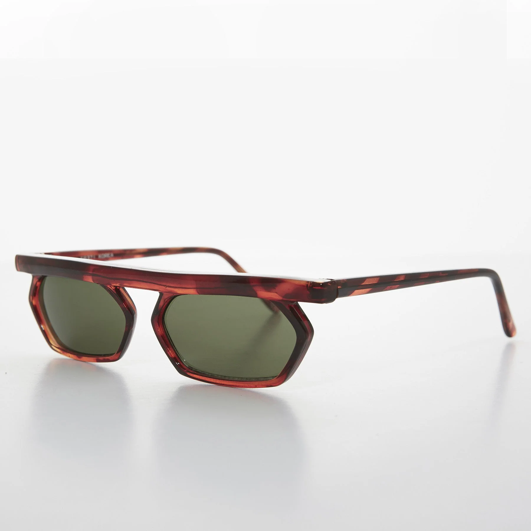 90s Vintage Polygon Flat Top Rare Sunglass - Lestor - Image 2