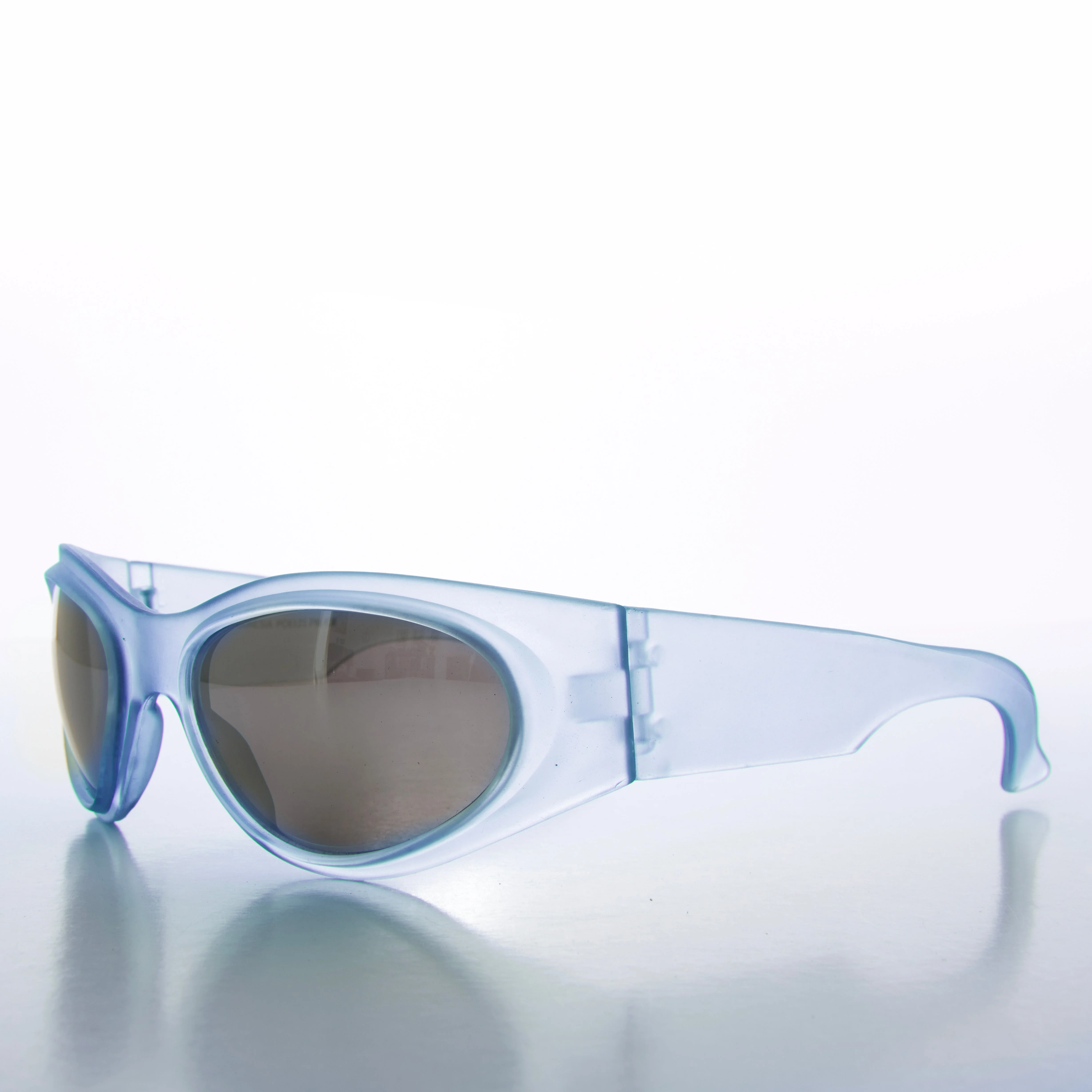 90s Wrap Goggle Sunglasses - Lacy - Image 2