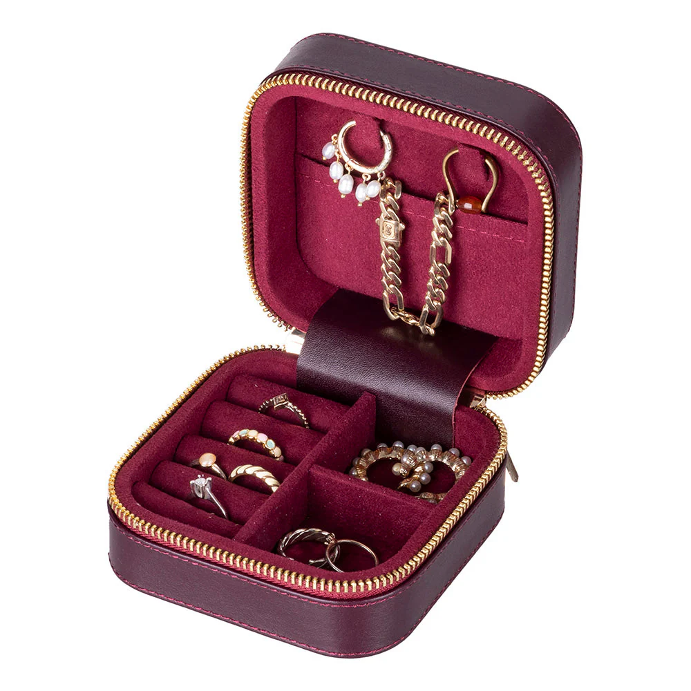 Amanda Leather Jewelry Box, Medium - Image 108
