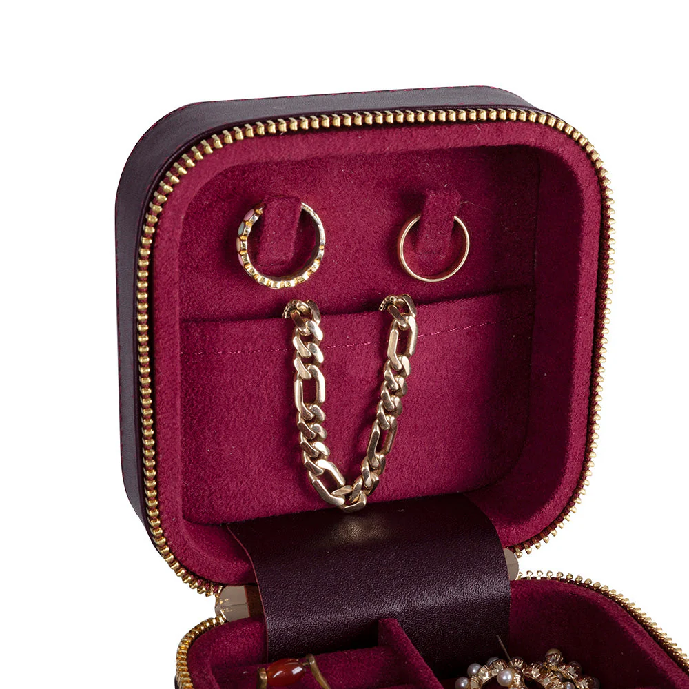 Amanda Leather Jewelry Box, Medium - Image 111