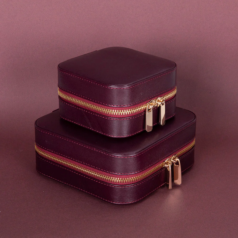 Amanda Leather Jewelry Box, Medium - Image 114