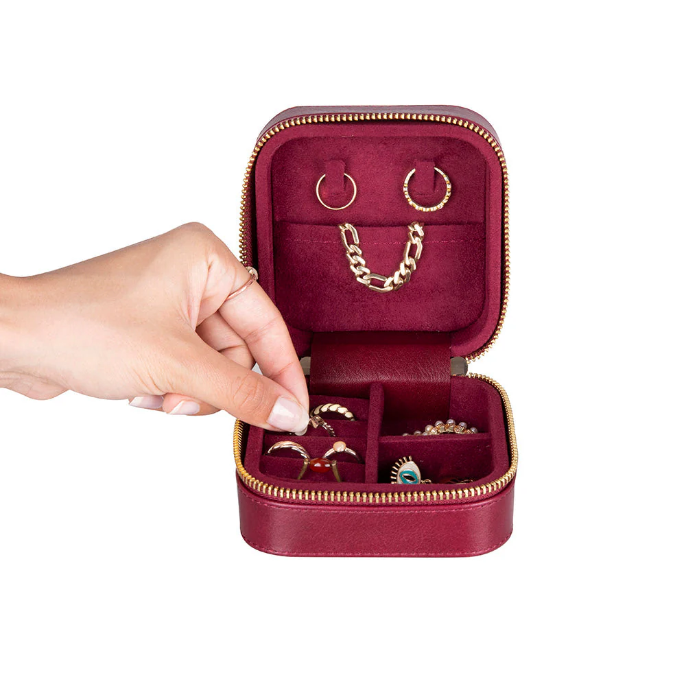 Amanda Leather Jewelry Box, Medium - Image 117