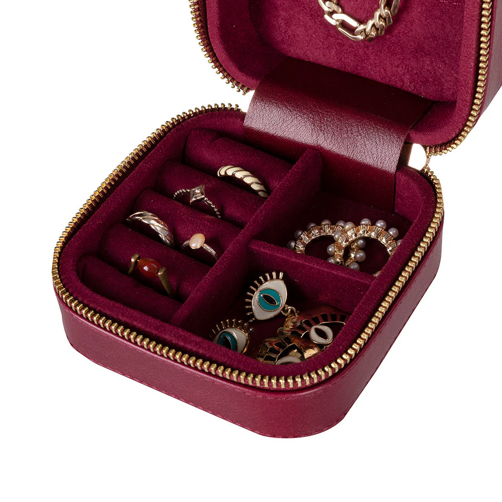 Amanda Leather Jewelry Box, Medium - Image 126
