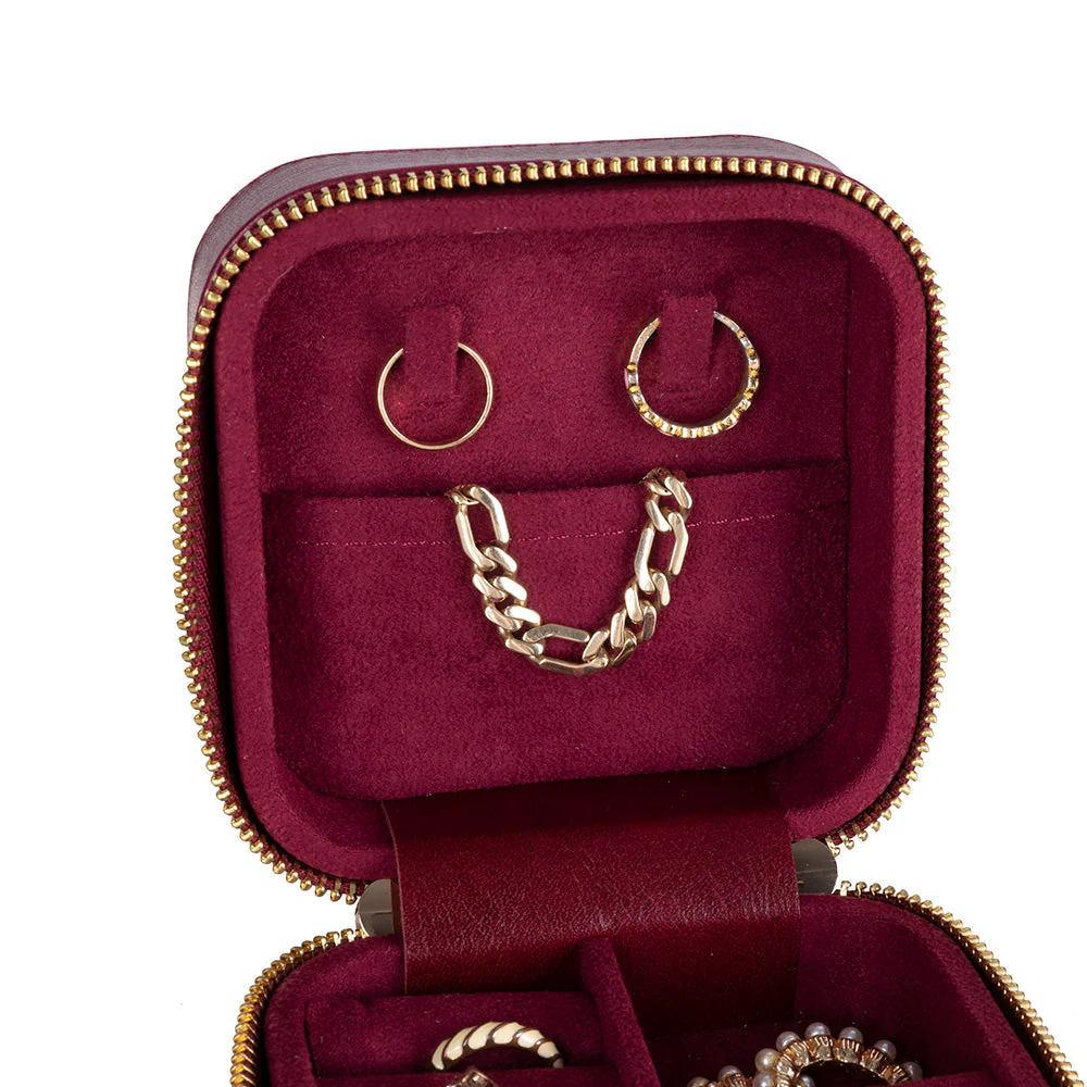 Amanda Leather Jewelry Box, Medium - Image 127