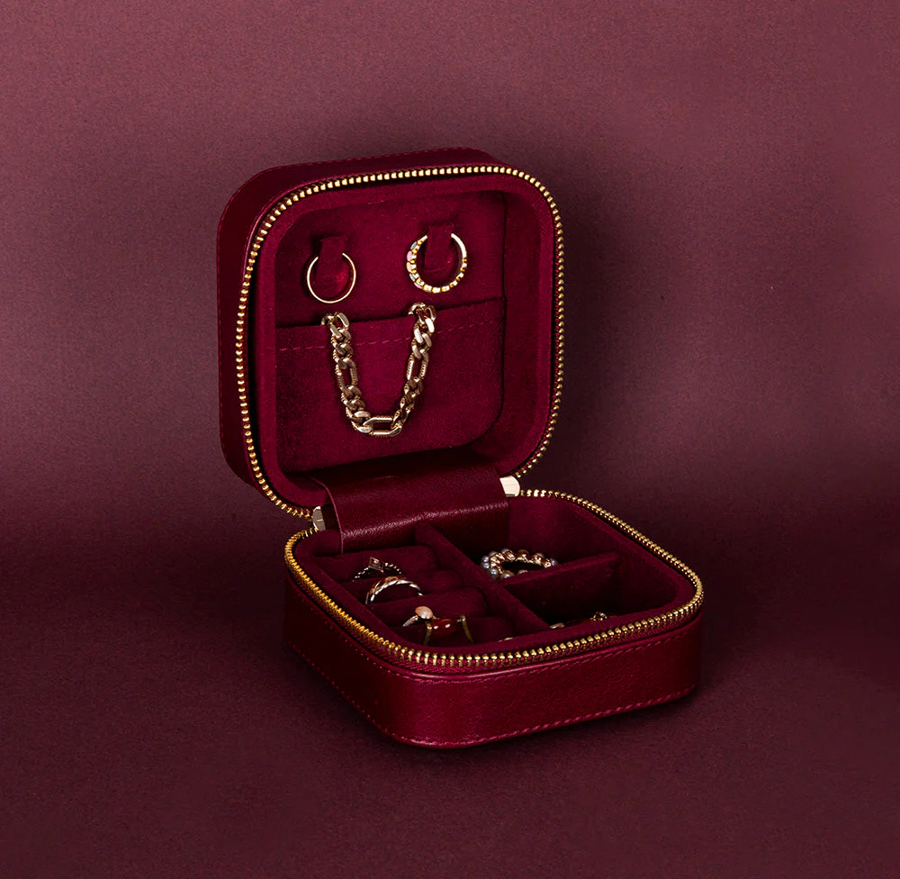 Amanda Leather Jewelry Box, Medium - Image 129