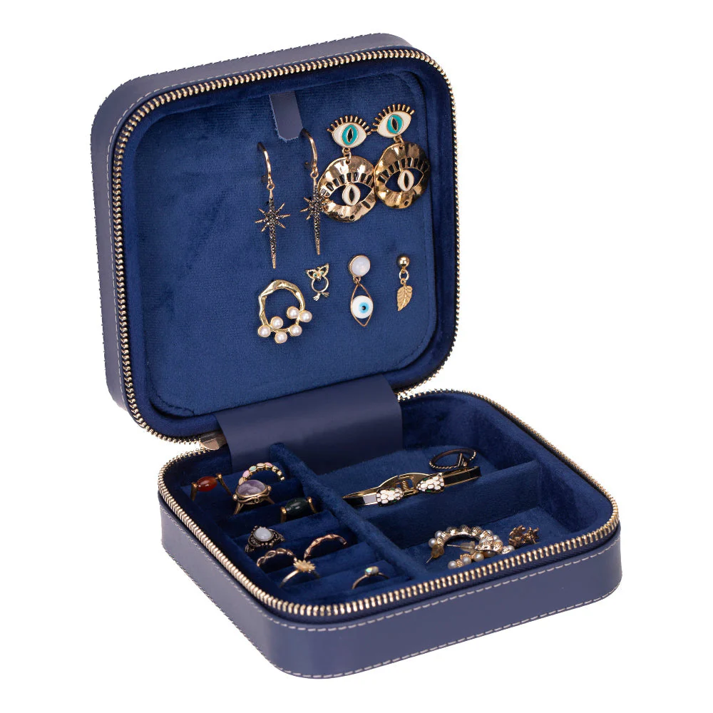 Amanda Leather Jewelry Box, Medium - Image 36