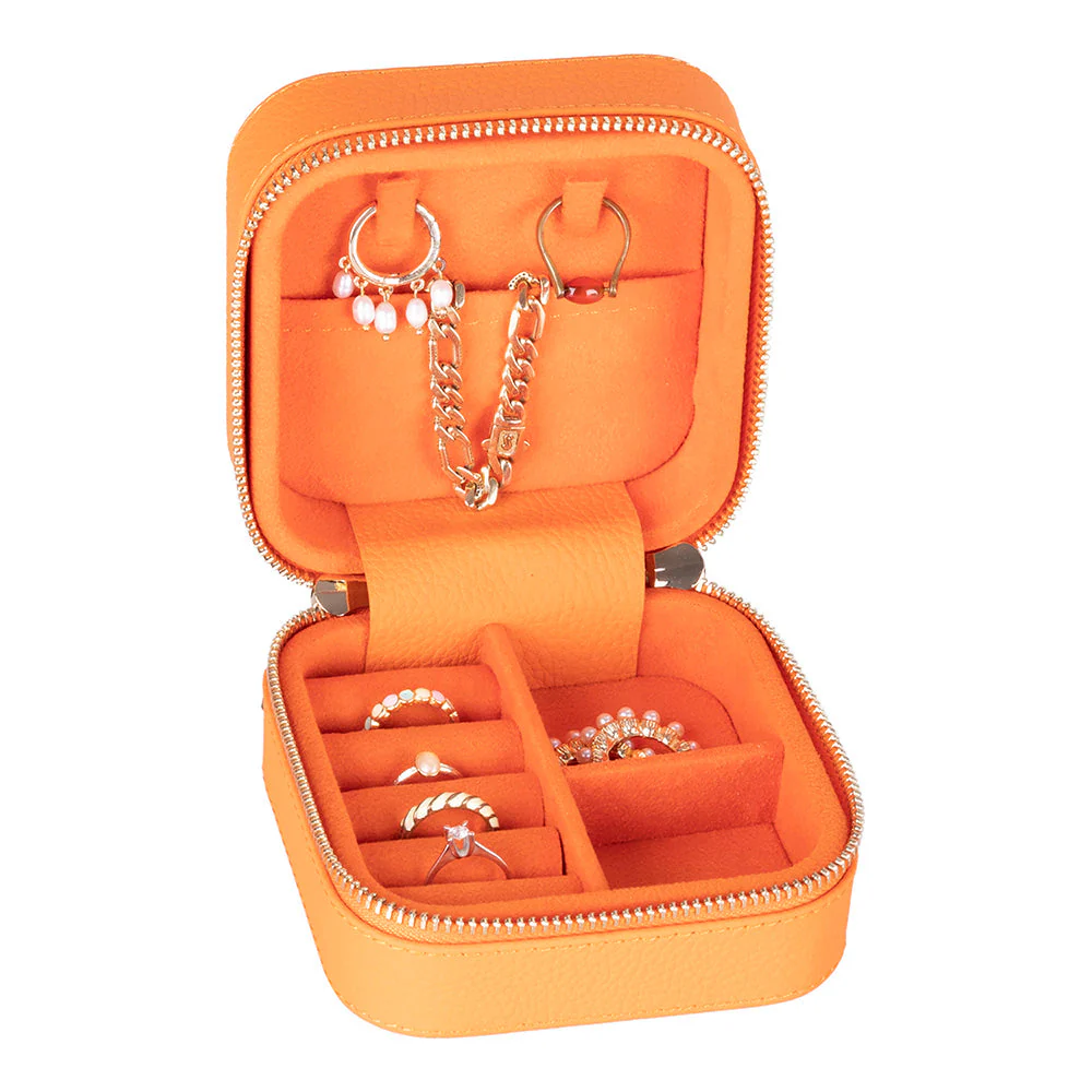 Amanda Leather Jewelry Box, Medium - Image 37