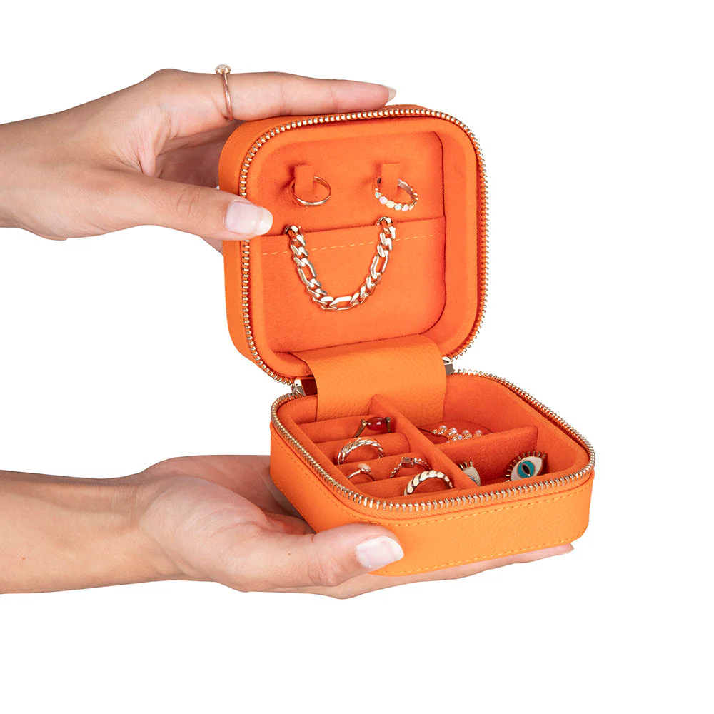 Amanda Leather Jewelry Box, Medium - Image 39
