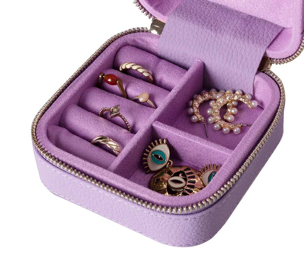 Amanda Leather Jewelry Box, Medium - Image 64