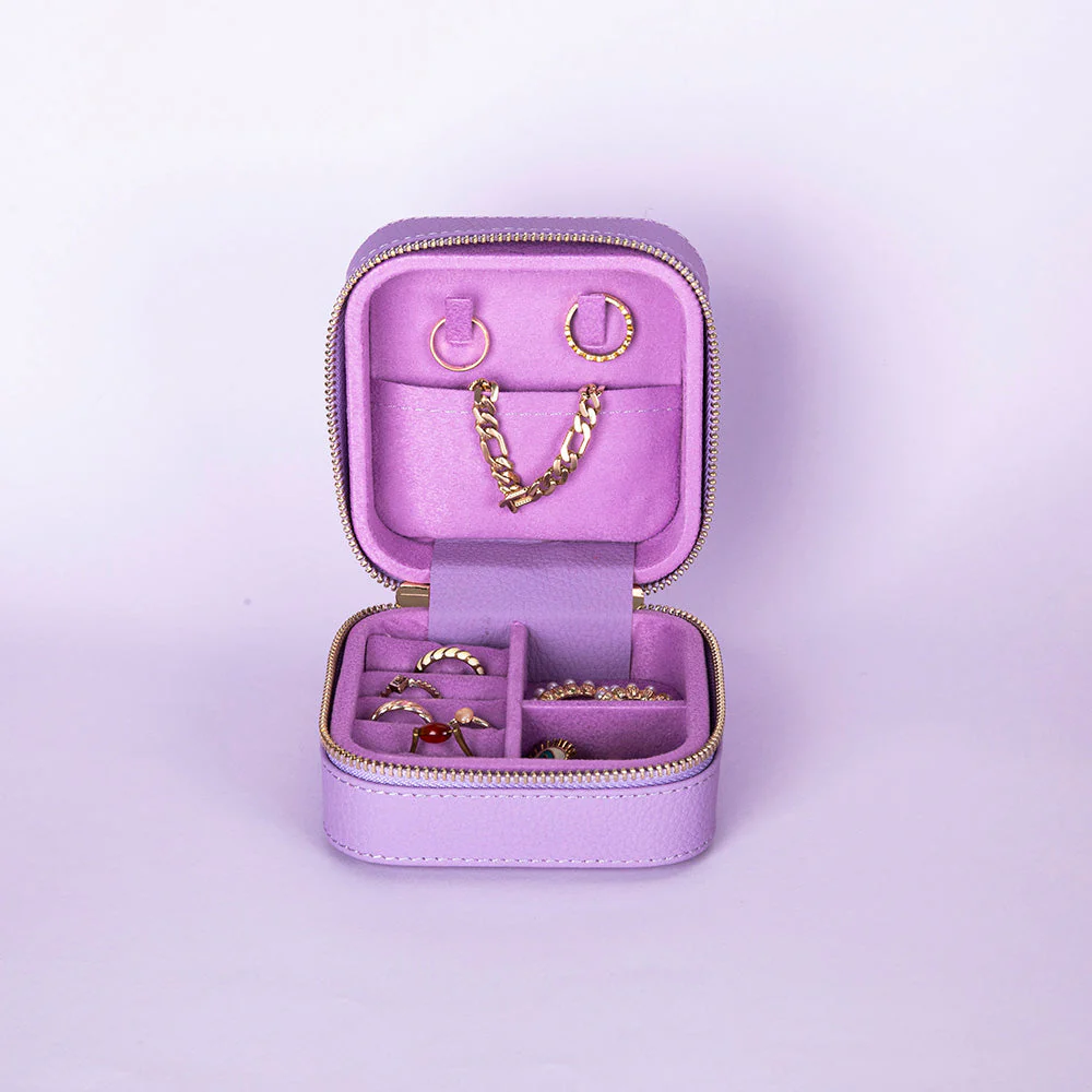 Amanda Leather Jewelry Box, Medium - Image 66