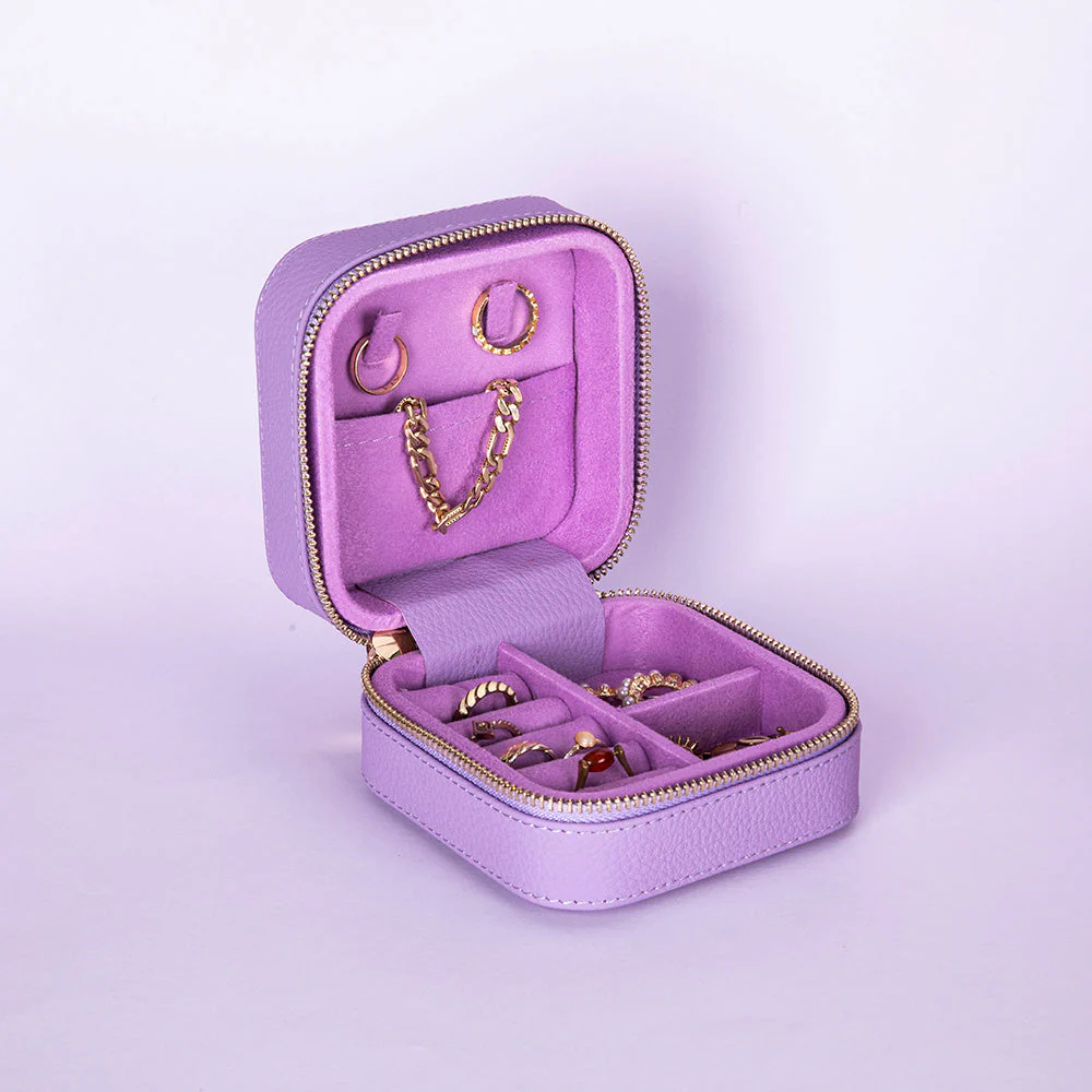 Amanda Leather Jewelry Box, Medium - Image 67