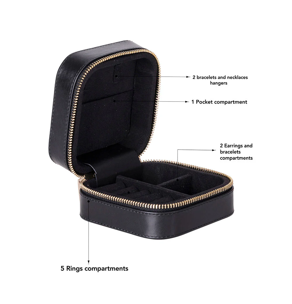 Amanda Leather Jewelry Box, Medium - Image 73