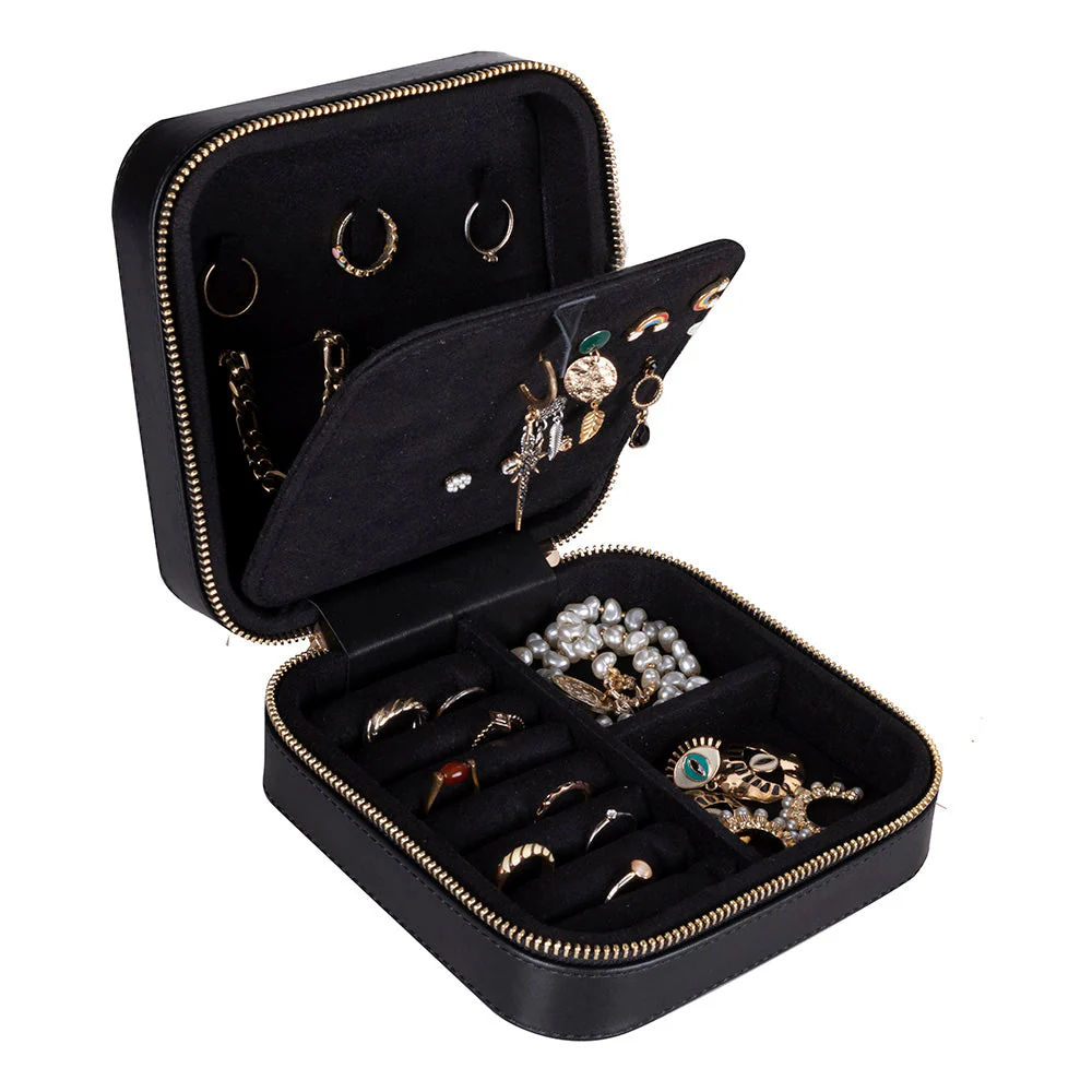 Amanda Leather Jewelry Box, Medium - Image 80