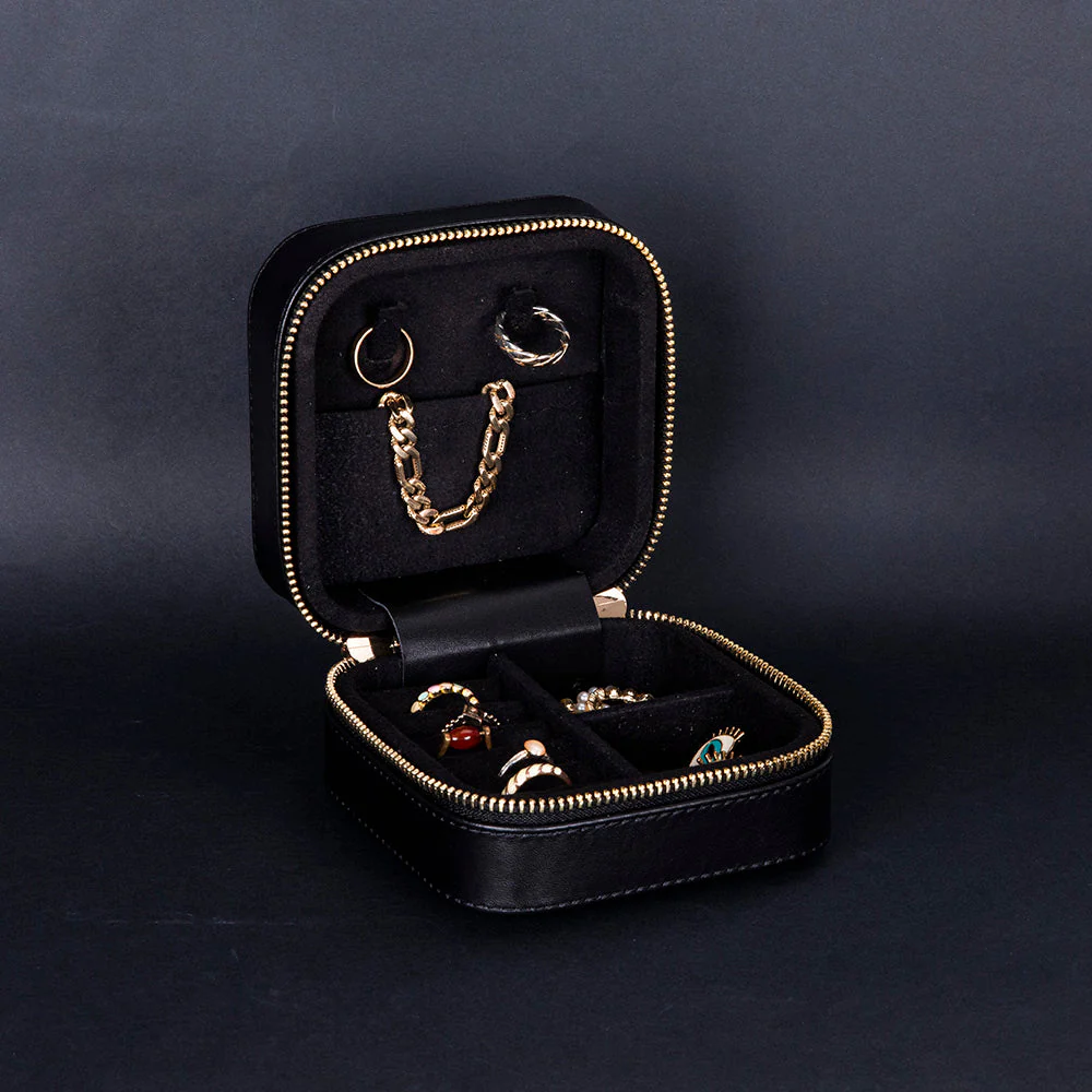 Amanda Leather Jewelry Box, Medium - Image 85