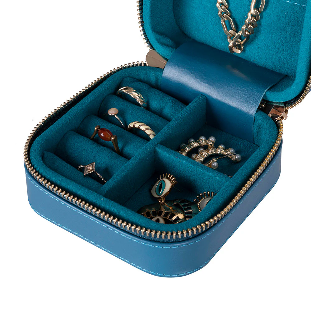 Amanda Leather Jewelry Box, Medium - Image 94