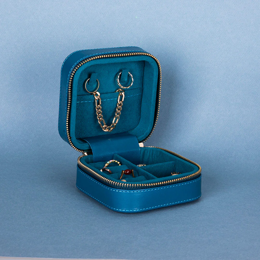 Amanda Leather Jewelry Box, Medium - Image 97