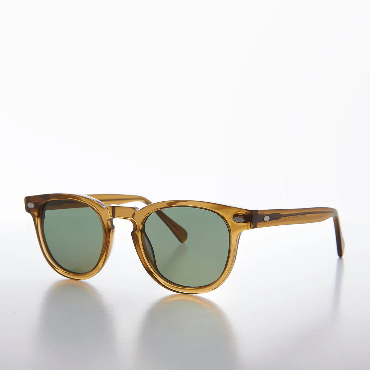 Amber Polarized Square Sunglass - Benson - Image 2