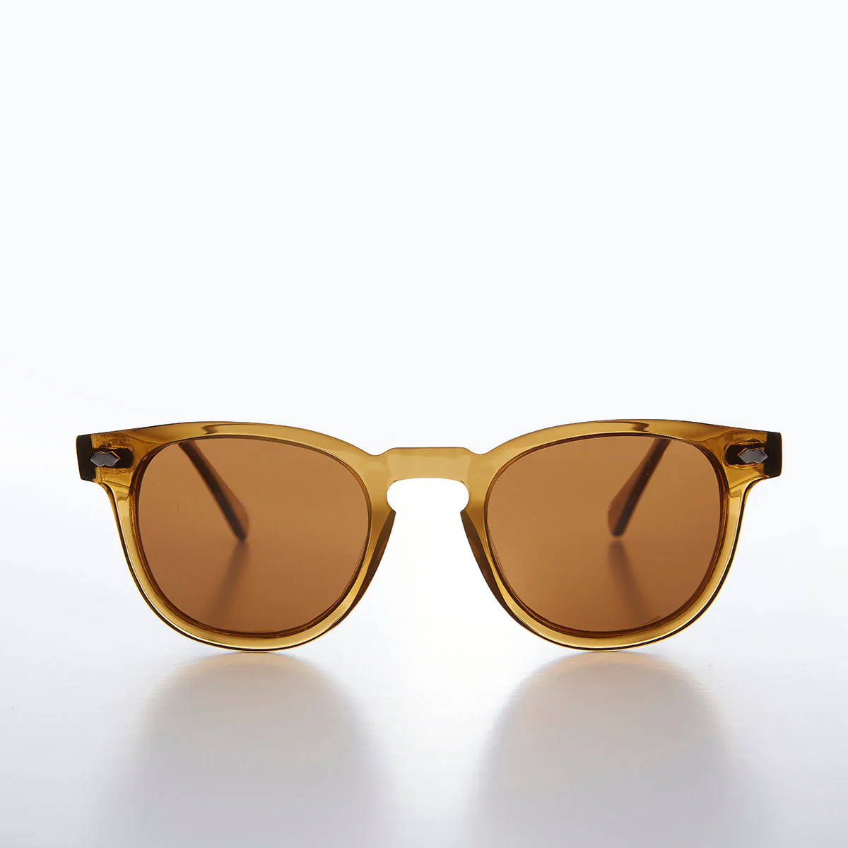 Amber Polarized Square Sunglass - Benson - Image 3
