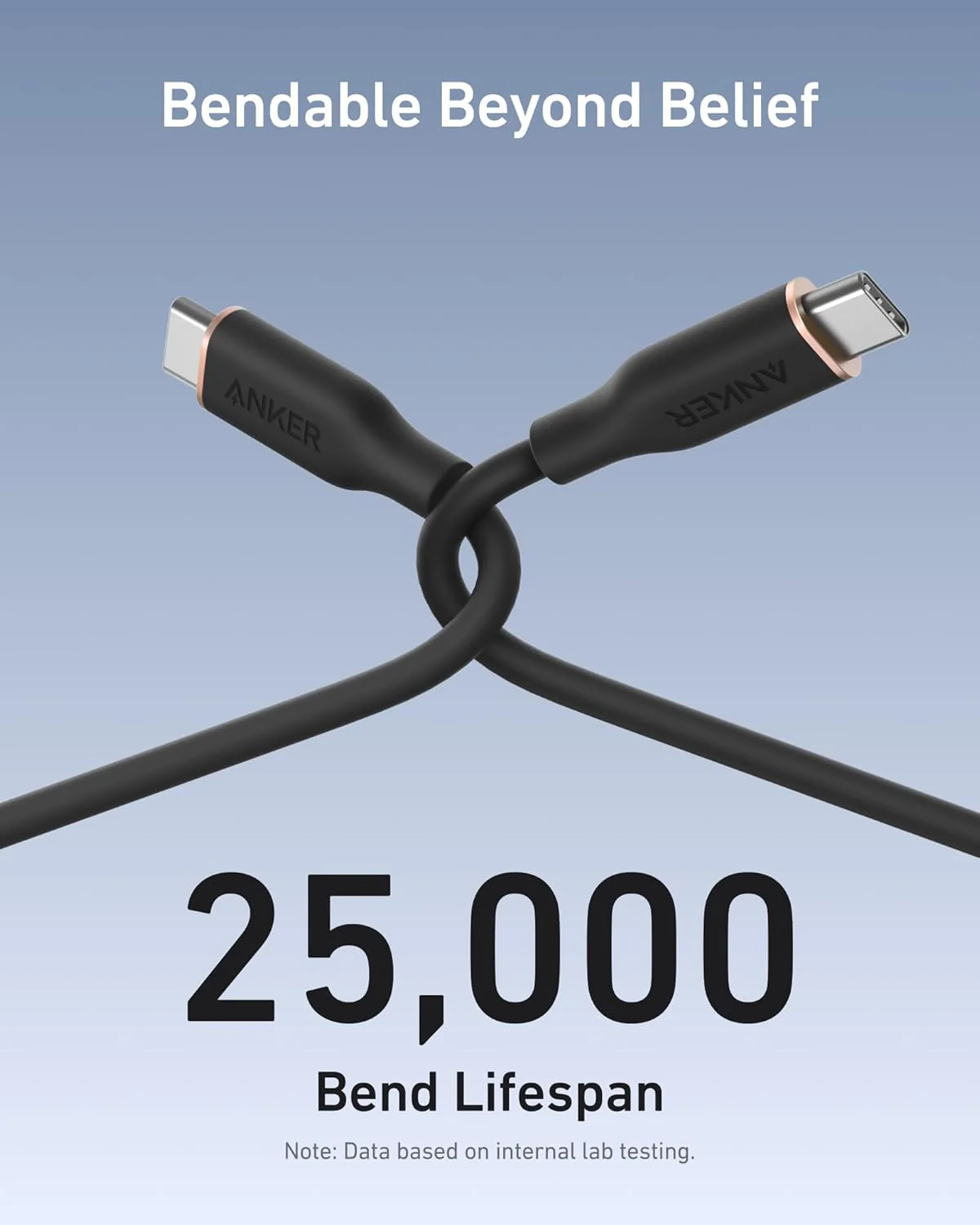Anker <b>643</b> USB-C to USB-C Cable (Flow, Silicone) - Image 4