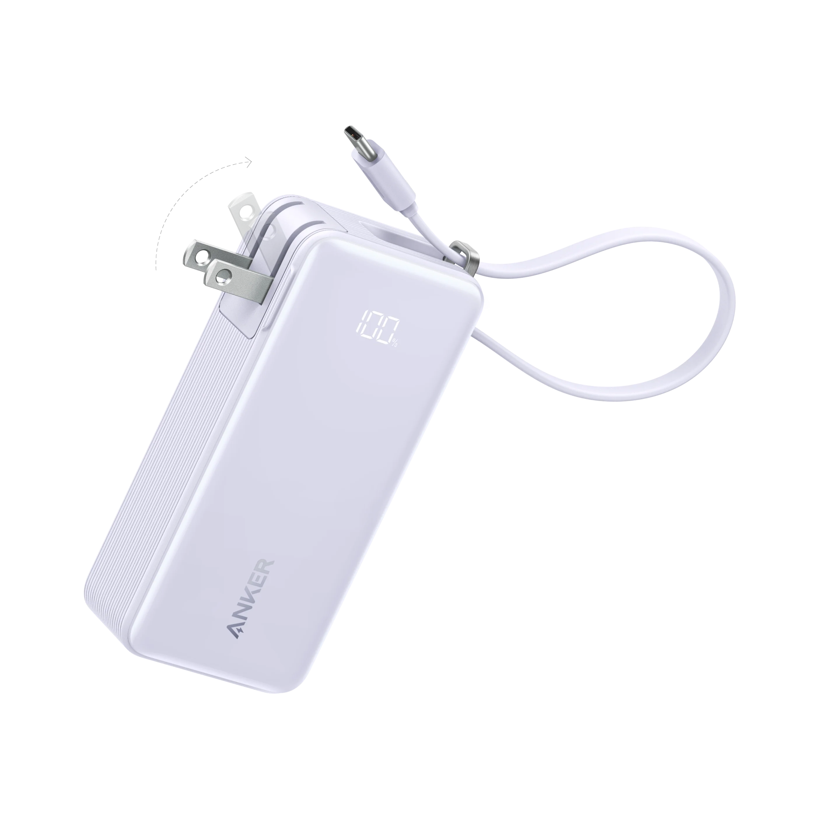 Anker Power Bank (10K, Fusion, Built-In Cable) - Image 25